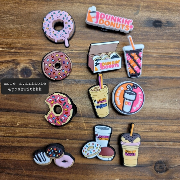 Mix & Match 4 for $10 Dunkin Donuts Croc Charm - Picture 2 of 3